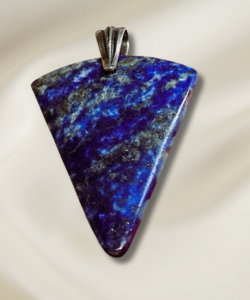 Lapis Badge Pendant #5