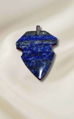 Lapis Badge Pendant #6