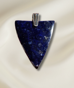 Lapis Badge Pendant #7