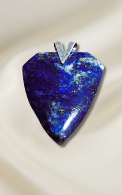 Lapis Lazuli Badge Pendant