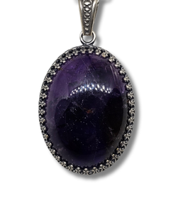 Amethyst in mount