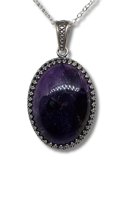Amethyst in mount