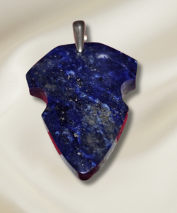 Lapis Lazuli Badge Pendant #2