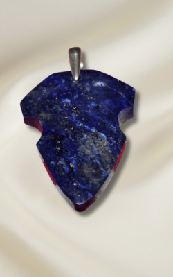 Lapis Lazuli Badge Pendant #2