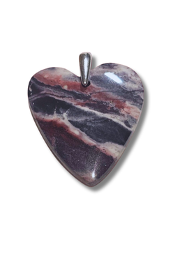 Porcelain Jasper Heart