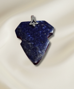 Lapis Badge Pendant #3