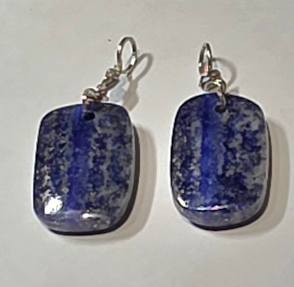 Denim Lapis Lazuli Earrings