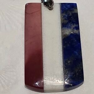 250 Anniversary Patriot’s Pendant, Double Sided Double Domed Pendant custom gemstone jewelry