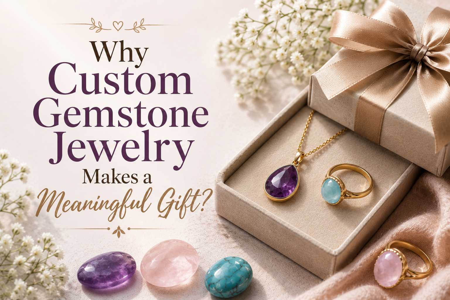 Why Custom Gemstone Jewelry Makes a Meaningful Gift?